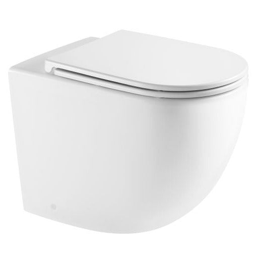 Hot Sale! Norton99 Matte White Wall - Faced Floor Toilet Pan for a Serene Bathroom