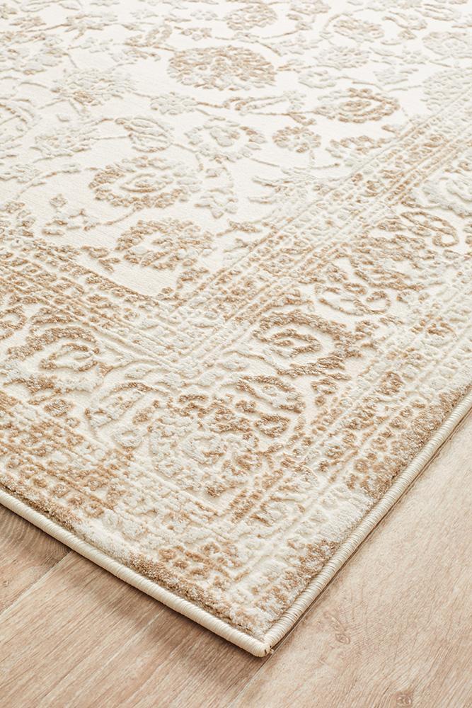 Loretta Opulence Soft Cream Rug - A Timeless Decor Piece