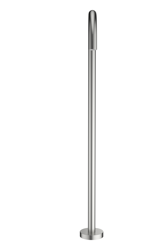 Hot Deal! Brushed Nickel Mica Freestanding Bath Spout