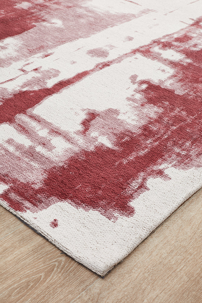 Autumn - Inspired 8mm Pile Magnolia 11 Rose Cotton Chenille Rug