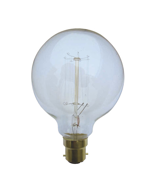 Decorative G125 Carbon Filament Light Globes for 220 - 240V AC