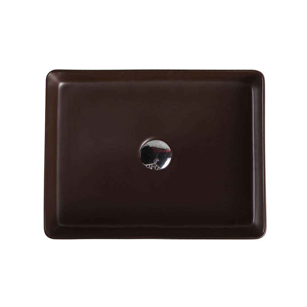 Hot Deal! ETNA Rectangle Countertop Basin in Cappuccino (470x360x110)