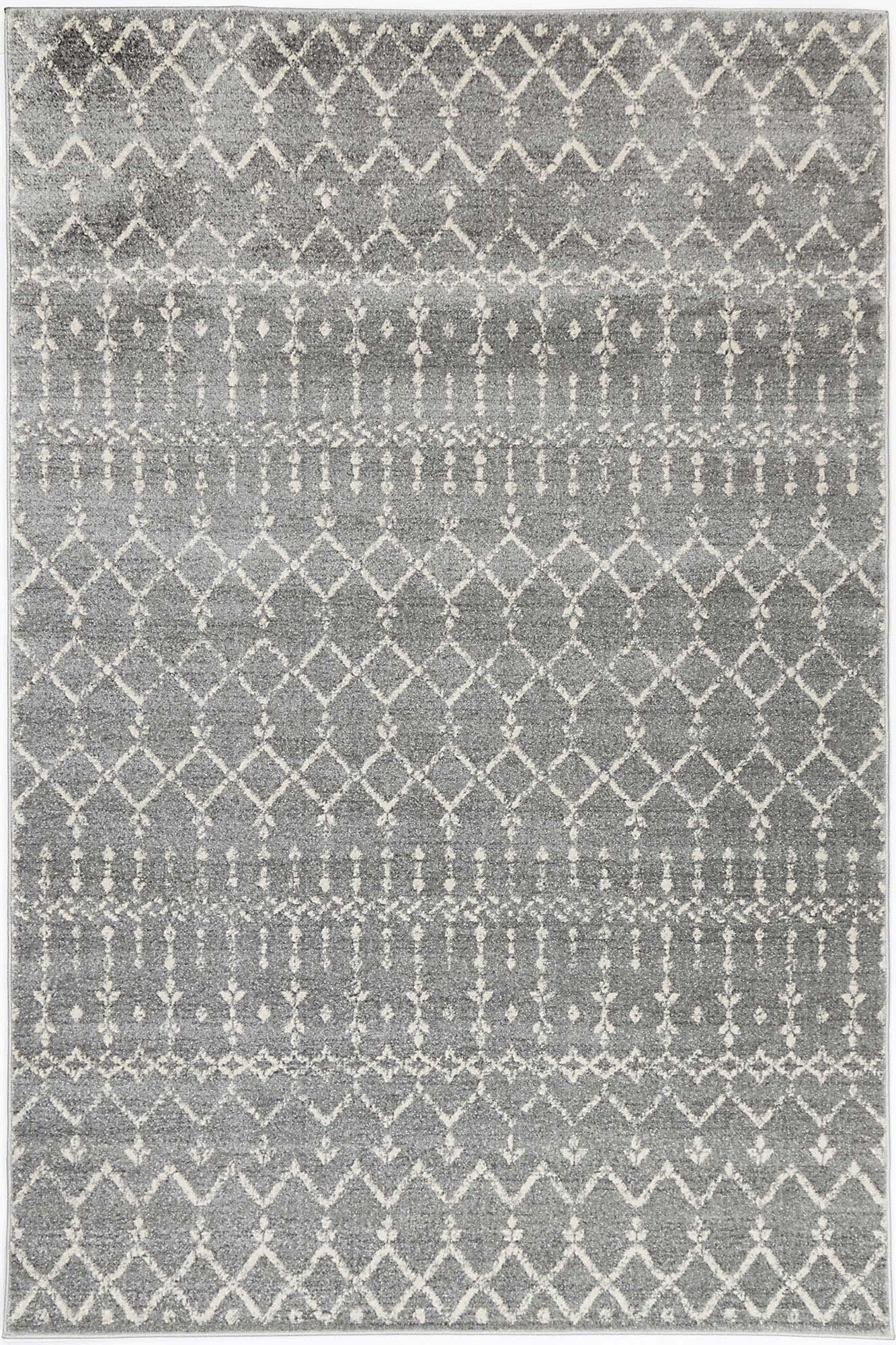 Stunning Cassiday Grey and Ivory Handwoven Rug