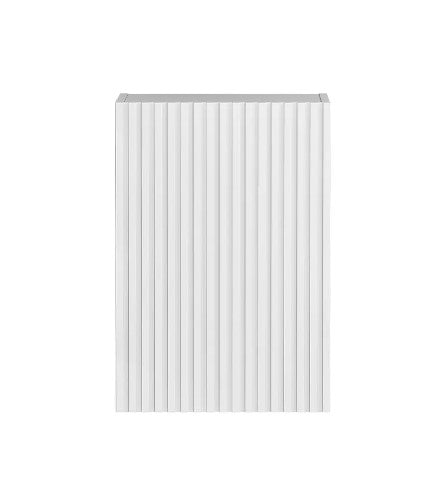 OTTI Noosa 415mm Matte White Fluted Wall Cabinet for Laundry
