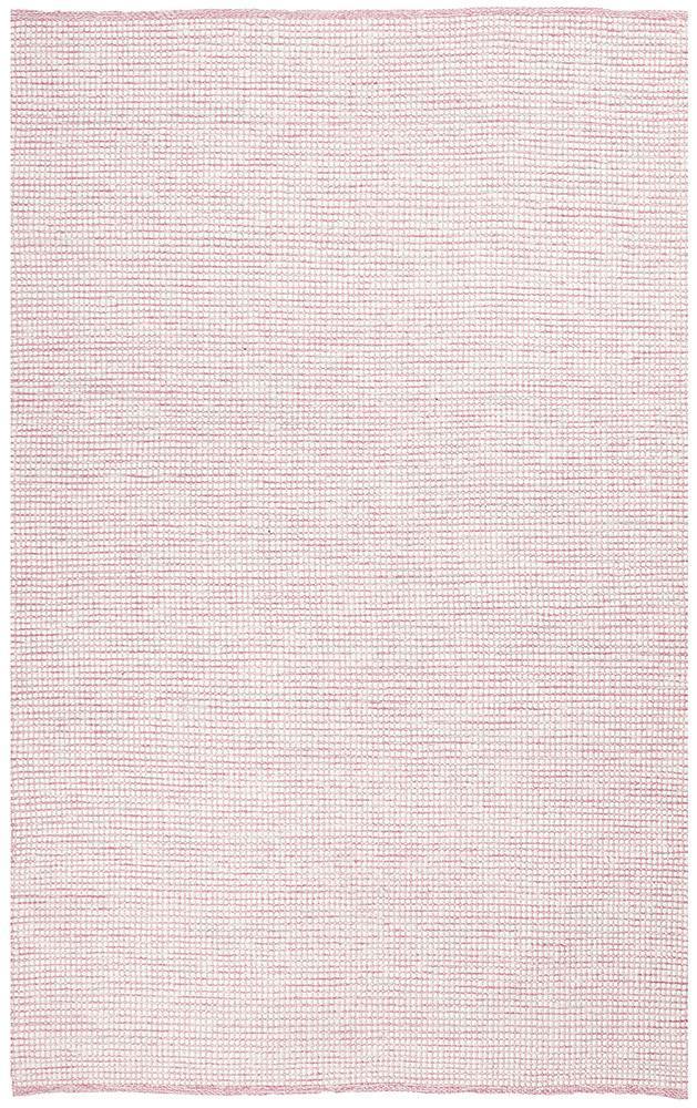 Stunning Pink Loft Wool Rug - Ideal for Styling!