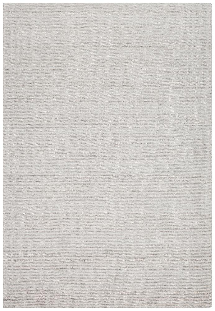 Luxurious Allure Stone Cotton - Rayon Hand - Loomed Rug with 9mm Pile