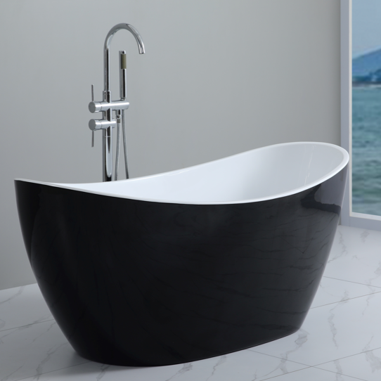 Hot Sale Evie Freestanding Bathtub in Gloss White/Matte White (1500mm & 1660mm Available)