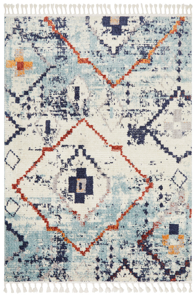 Exclusive Blue Moroccan Marrakesh 444 Area Rug - Ideal for Every Home