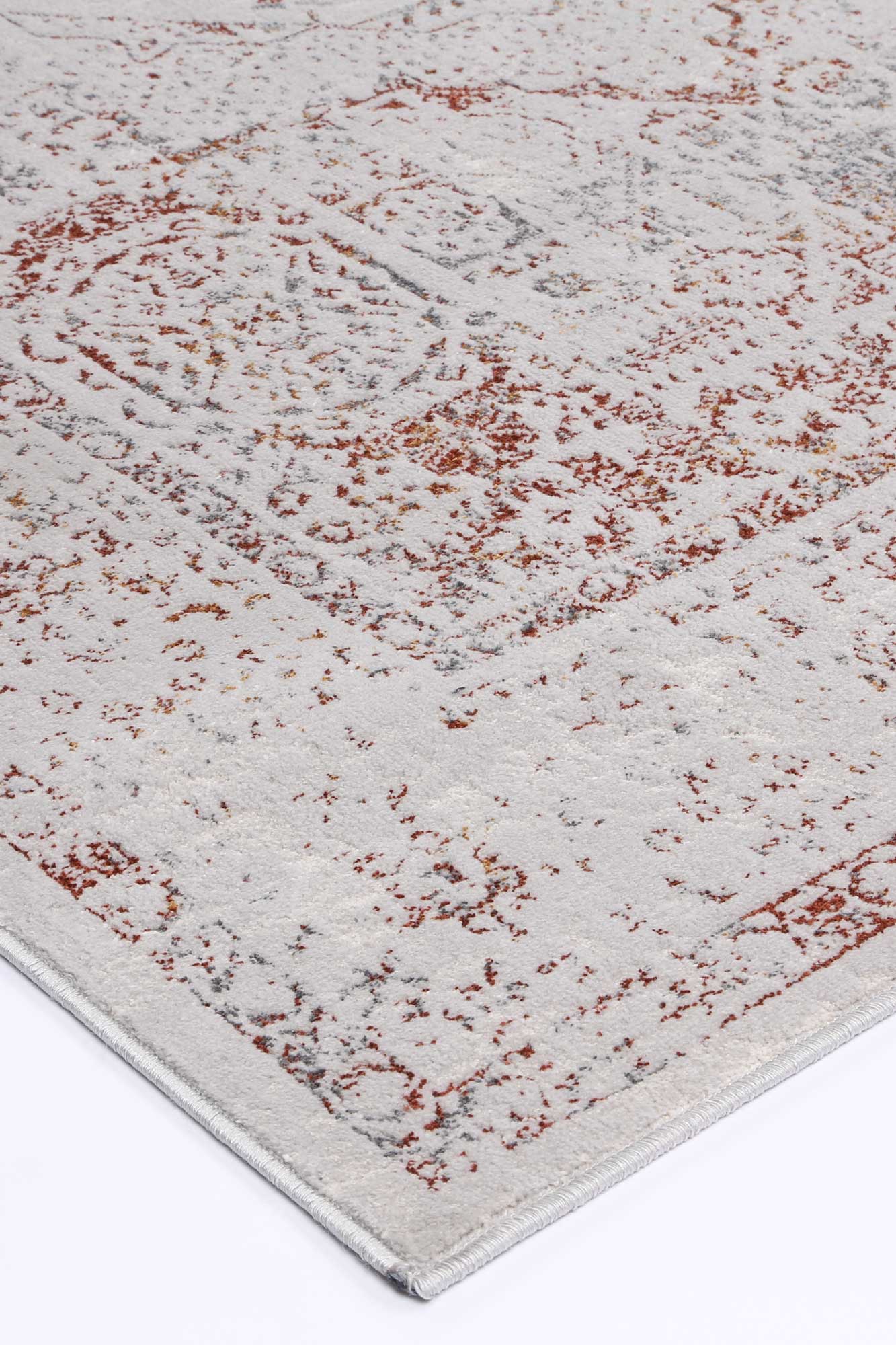 Hot Sale! Malo Luna Traditional Red Cream Rug for Your Home Decoration