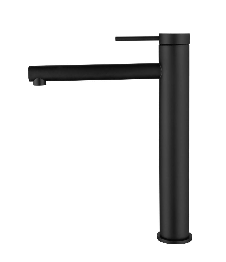 Hot Deal! Black Mica Straight Tall Basin Mixer