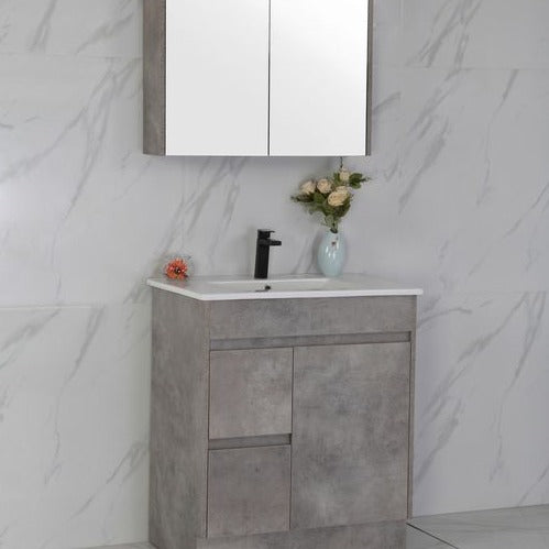 Exclusive LOLA Freestanding Vanity in Stylish Grey - Available in All Sizes