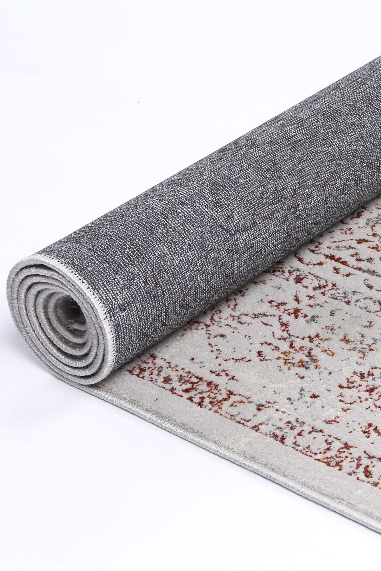Hot Sale! Malo Luna Traditional Red Cream Rug for Your Home Decoration