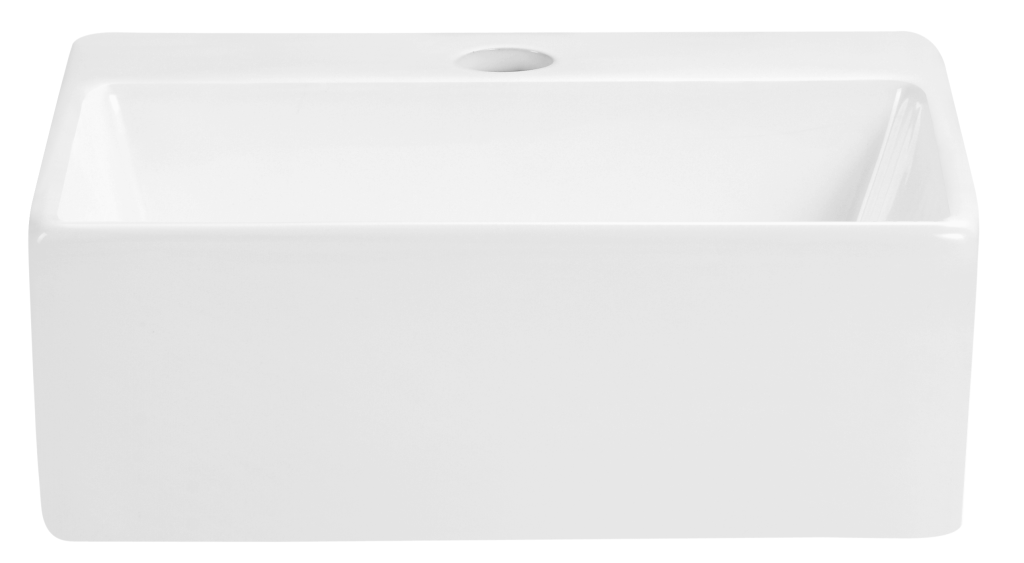 White Lexi Bathroom Basin - Compact 330 x 290mm Design