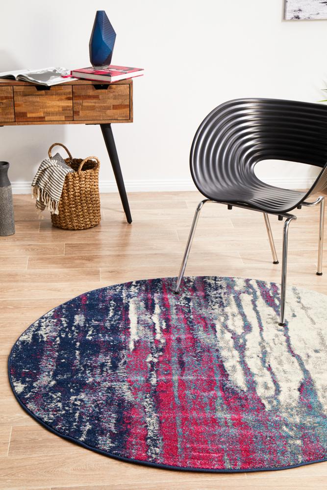 Hot Deal! Evoke Transitional Round Bedrock Stone Rug