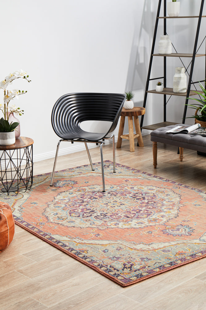 Exquisite 120 Odyssey Terracotta Power - Loomed Polypropylene Rug