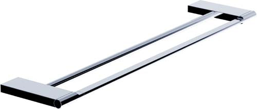 Hot Deal! Chrome Geo Double Towel Rail - Clearance Sale