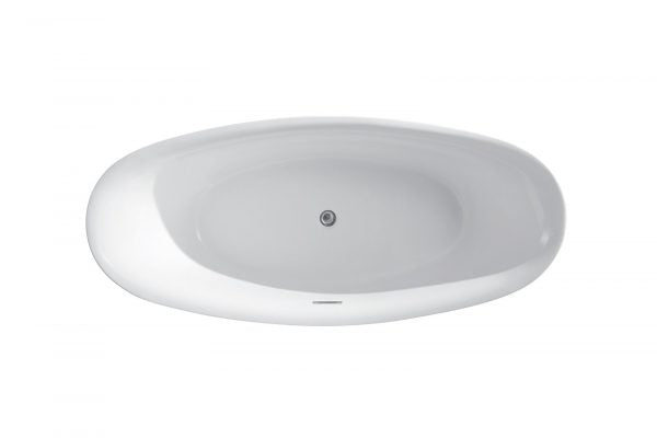 1500mm Opal White Luxury Freestanding Bathtub for Elegant Bathrooms