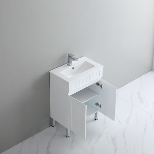 Acacia Shaker PVC Floor Vanity 600 - Premium Quality