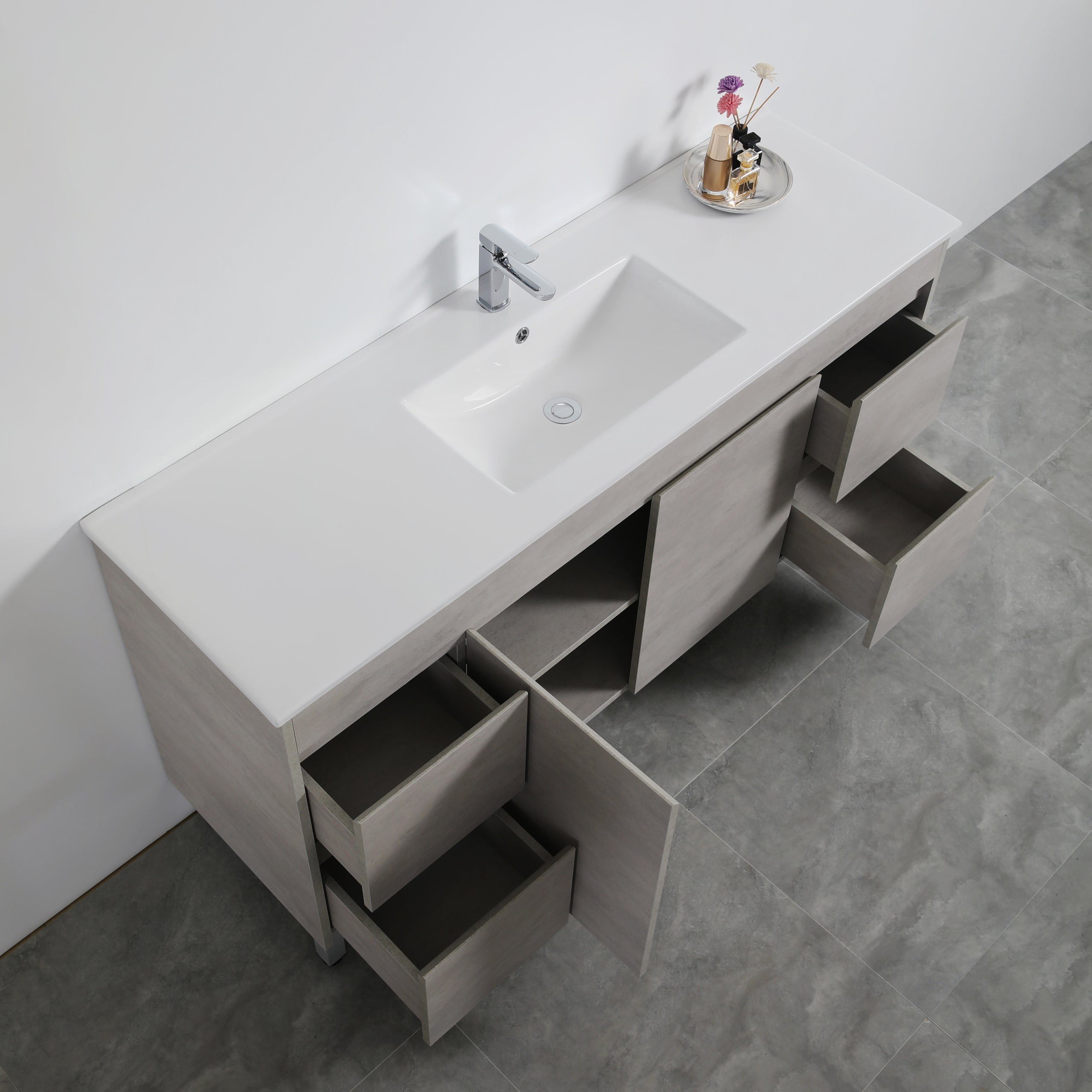 Hot Sale! Poseidon Nova Plywood 1500mm Floor Vanity