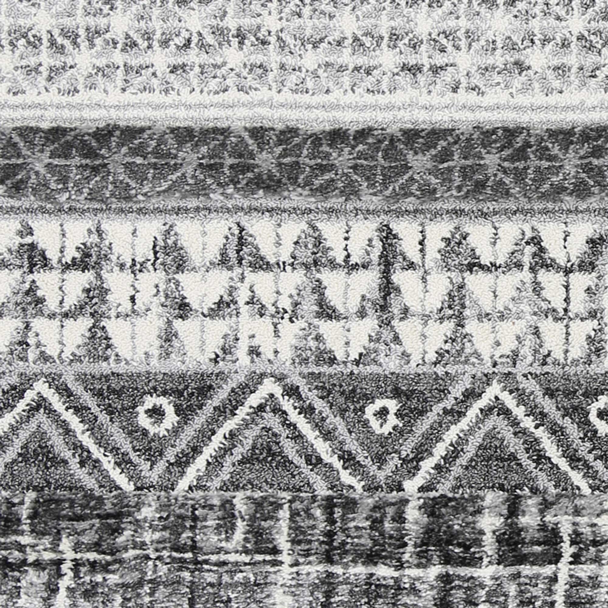 Hot! Mono Tribal Cream Anthracite Rug