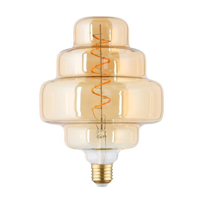 4W E27 LED Amber Globe - 150mm | Hot Sale