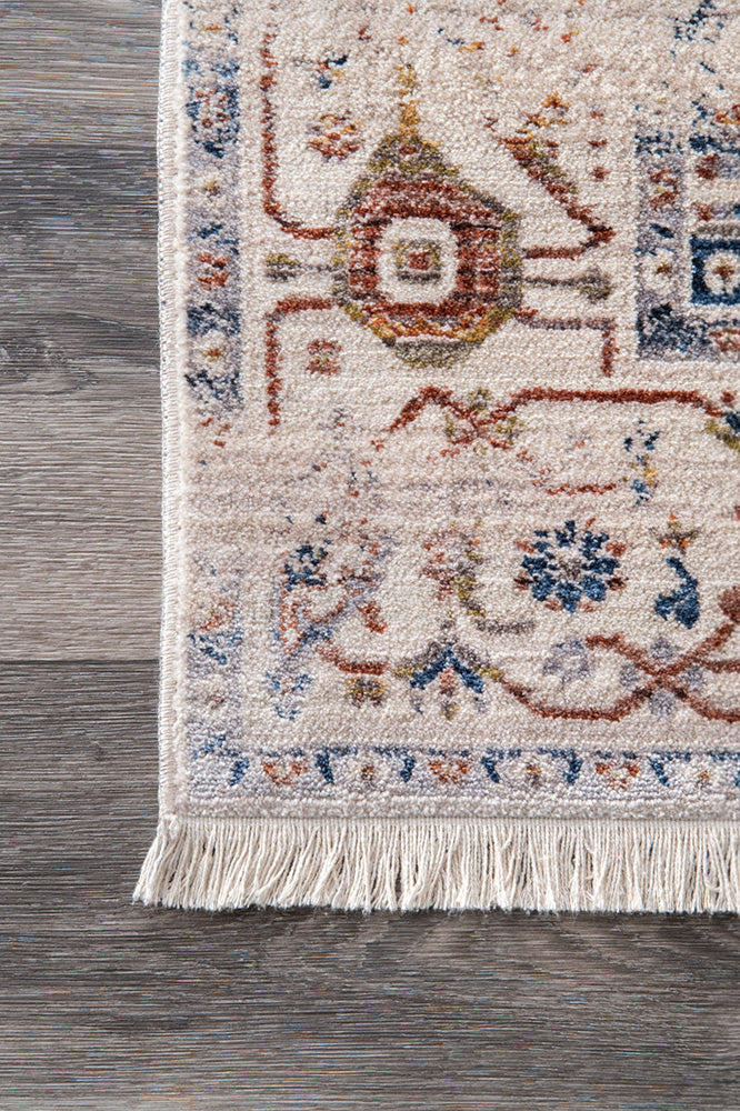 Hot! Heriz Ivory Rug with Timeless Design