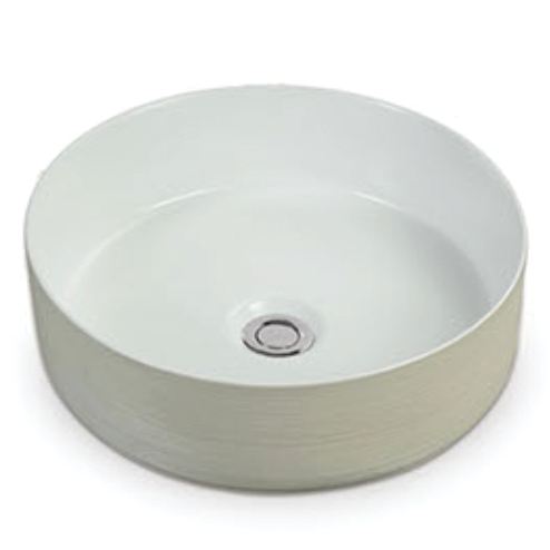 Hot Deal! POSEIDON Round Silky White Ceramic Bathroom Basin (346x346x114)