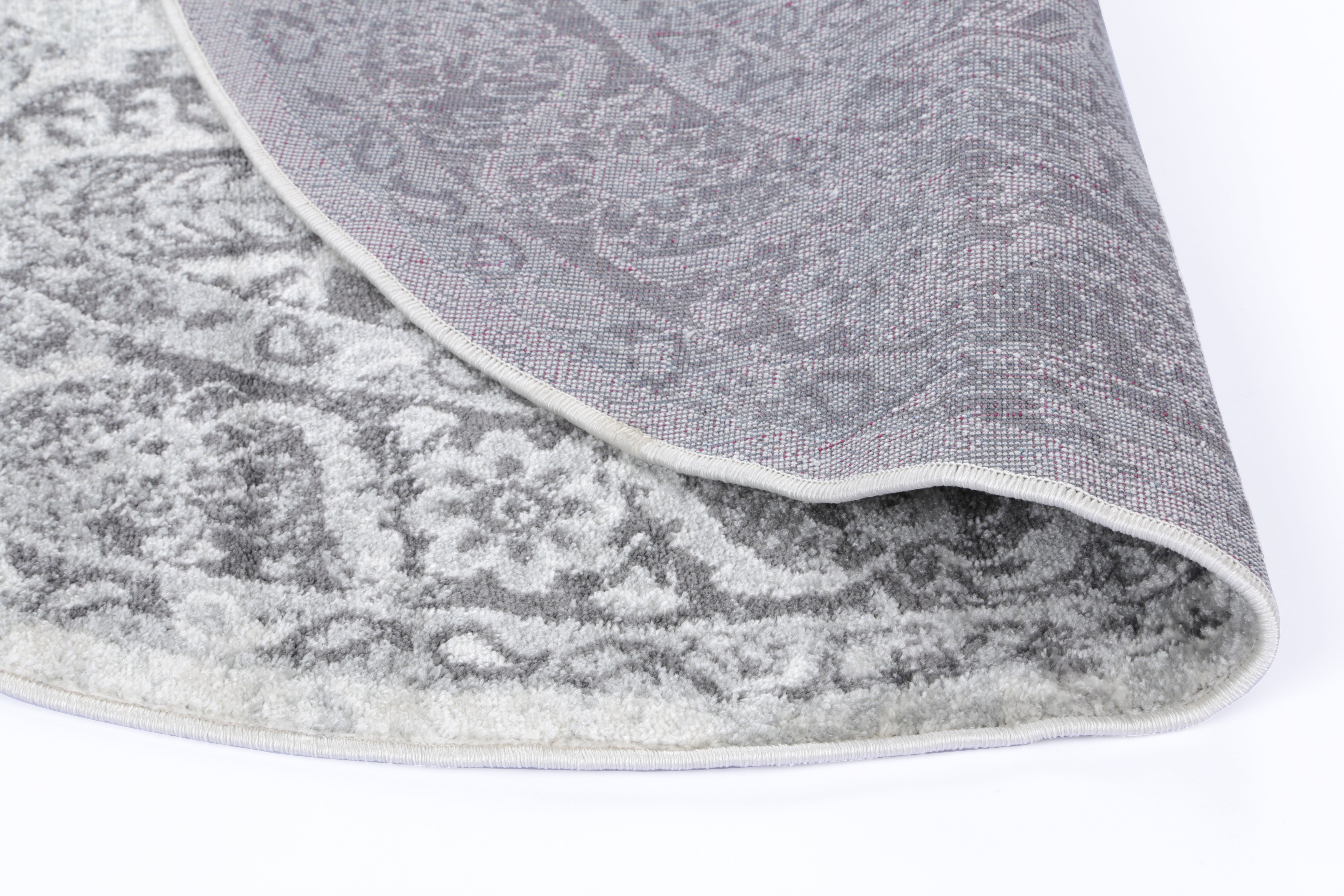 Hot Sale! Traditional White and Grey Ligures Area Rug for Any Room