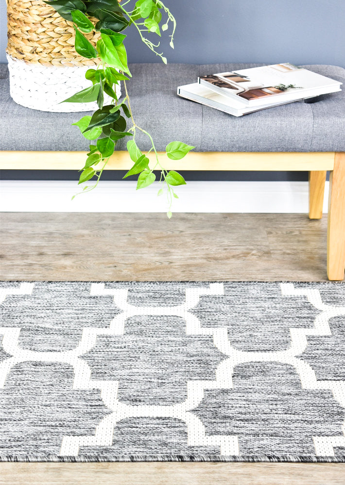 Light Grey Alaska Rug 968 - GU6E: Durable and Washable