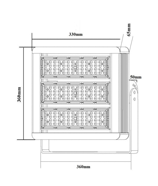 HIB: Energy-Efficient Dimmable LED Rectangular High Bay
