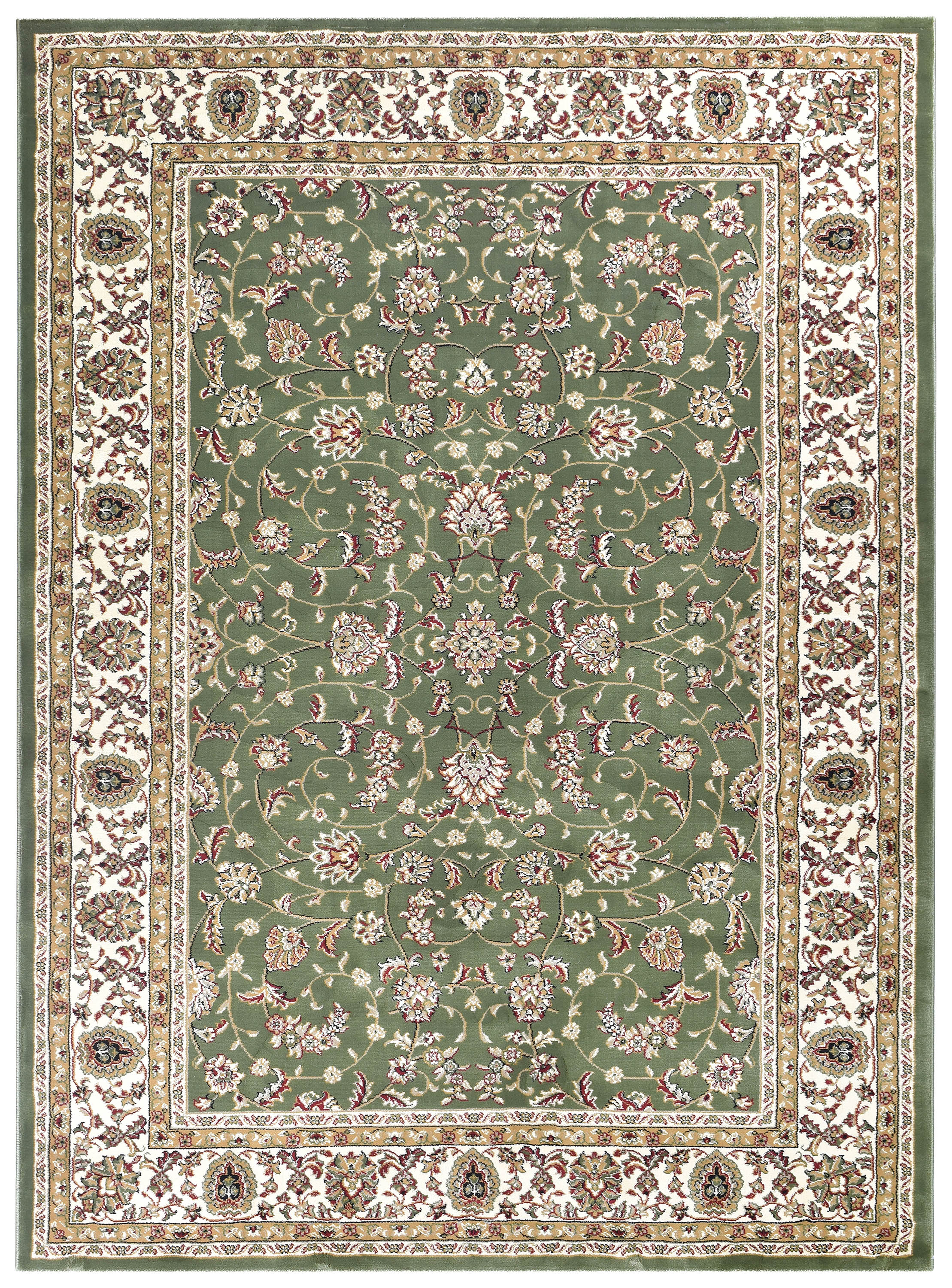 Exclusive Sale! Granada 79 Green Turkish Power - Loomed Rugs for Classical Decor