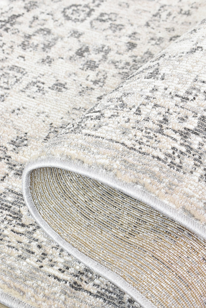 Hot Sale! Medina Grey Runner Rug 0321B