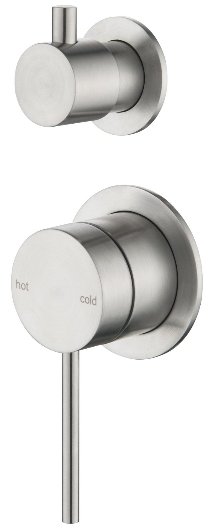 Hot Deal! 2P Mica Shower Mixer with Diverter in Brushed Nickel Finish