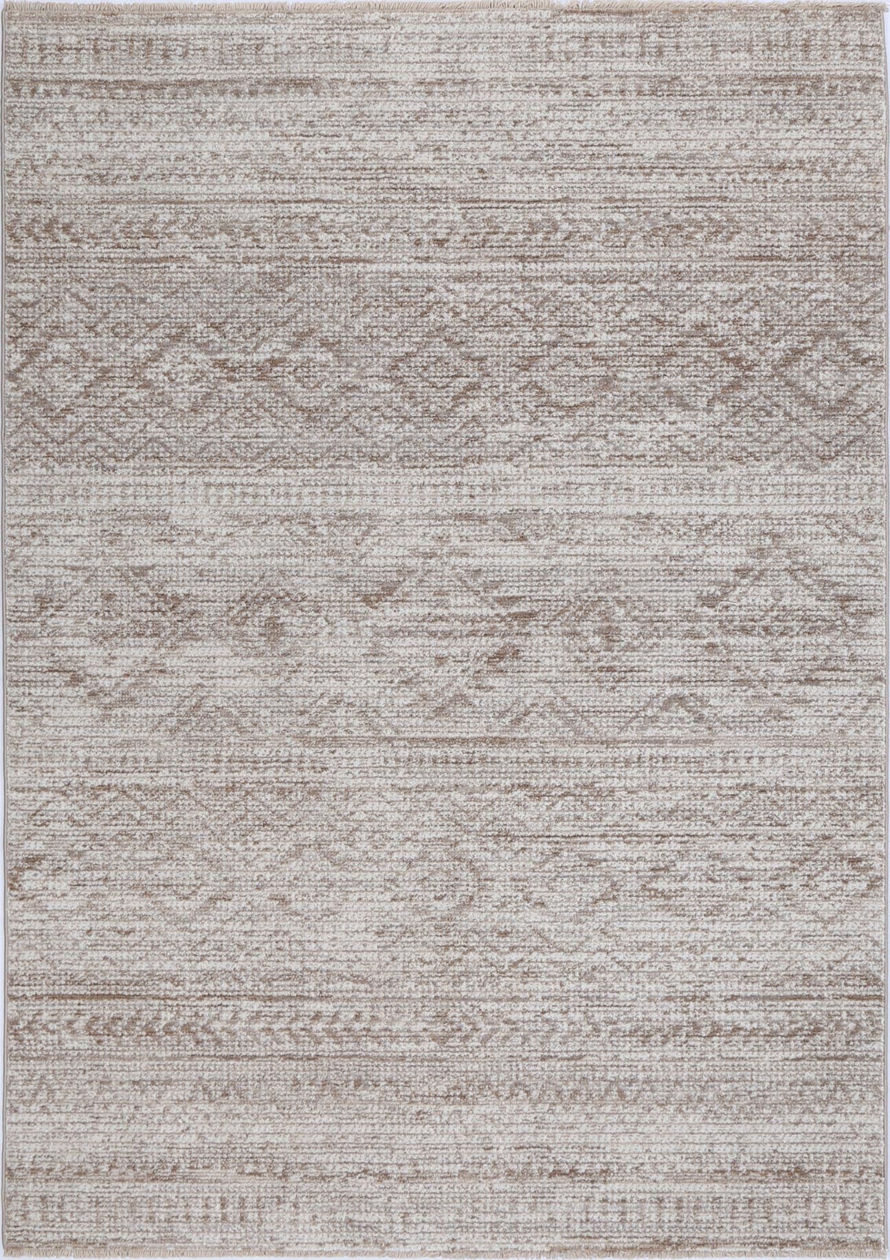 Hot Deal! Annapolis Kesh Beige Tribal Soft Rug