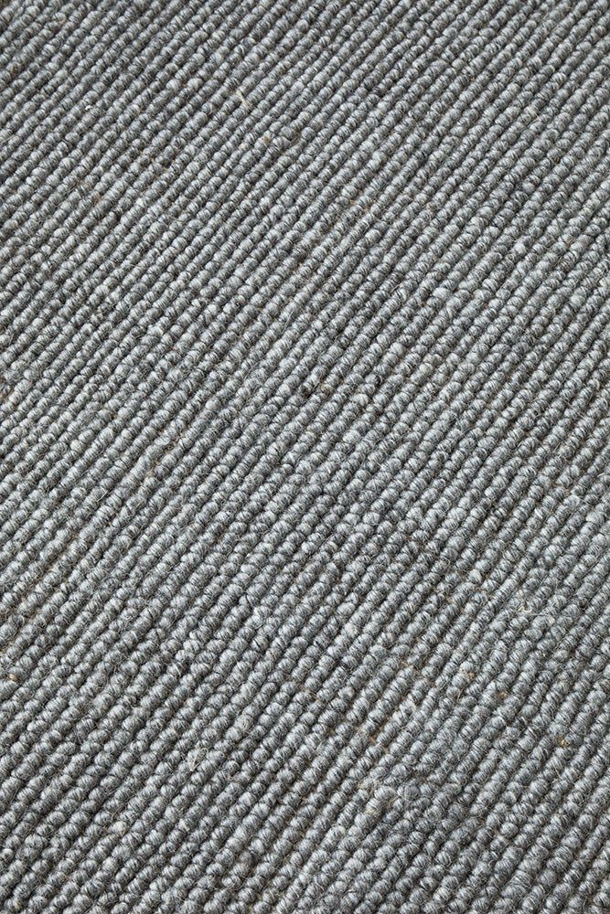 Harlow Ariel Modern Graphite Wool-Jute Handmade Rug