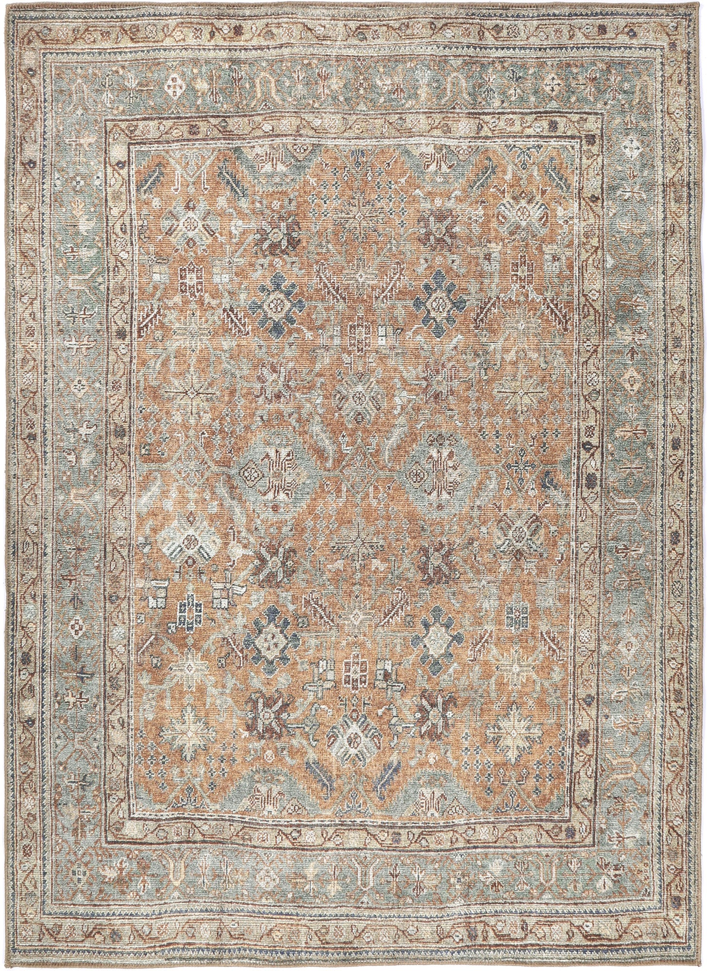 Sansa Heritage Machine-Washable and Stain-Resistant Rug