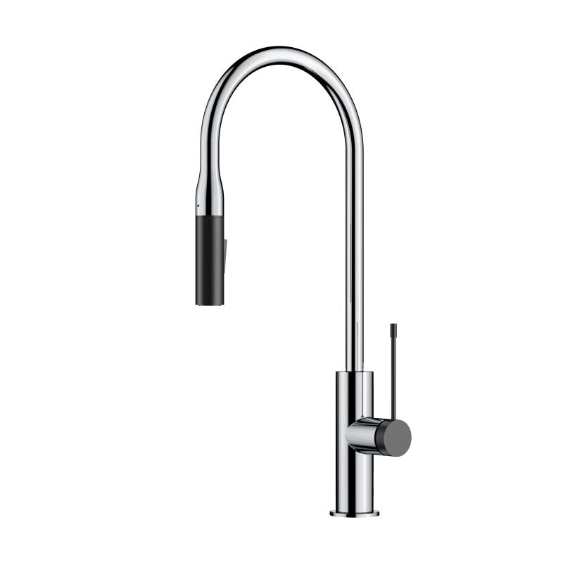 Hot Deal: Naxos Chrome/Black Pull-Out Sink Mixer