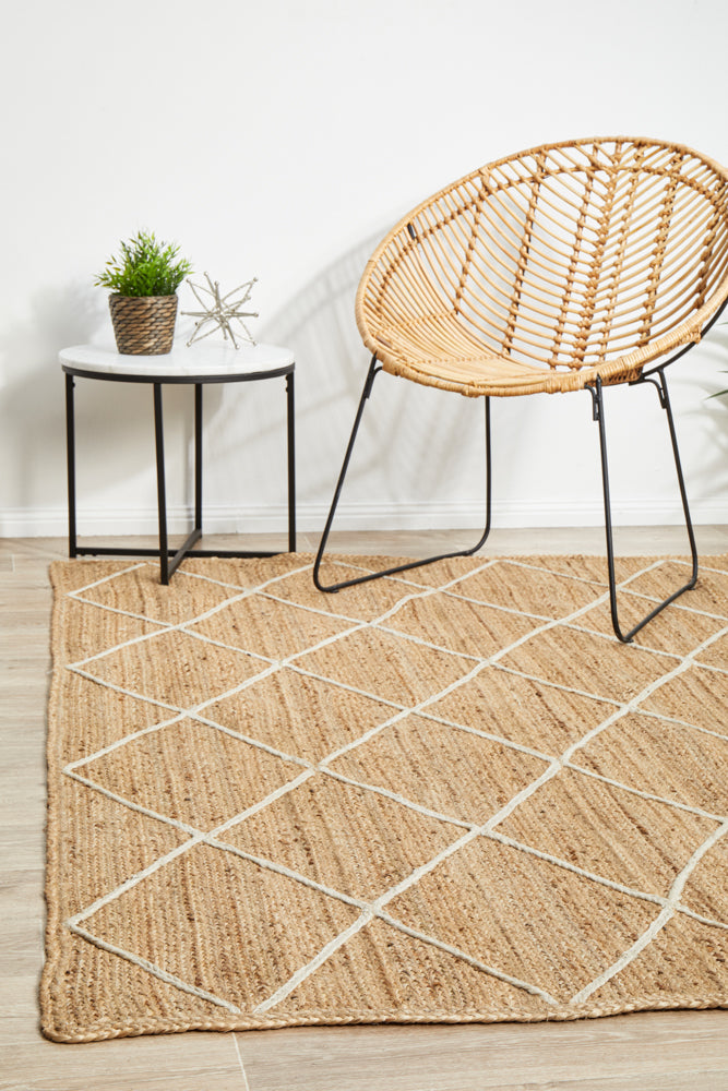 Hot Sale! Noosa 222 Natural Jute Rug with Stunning Designs for Your Home