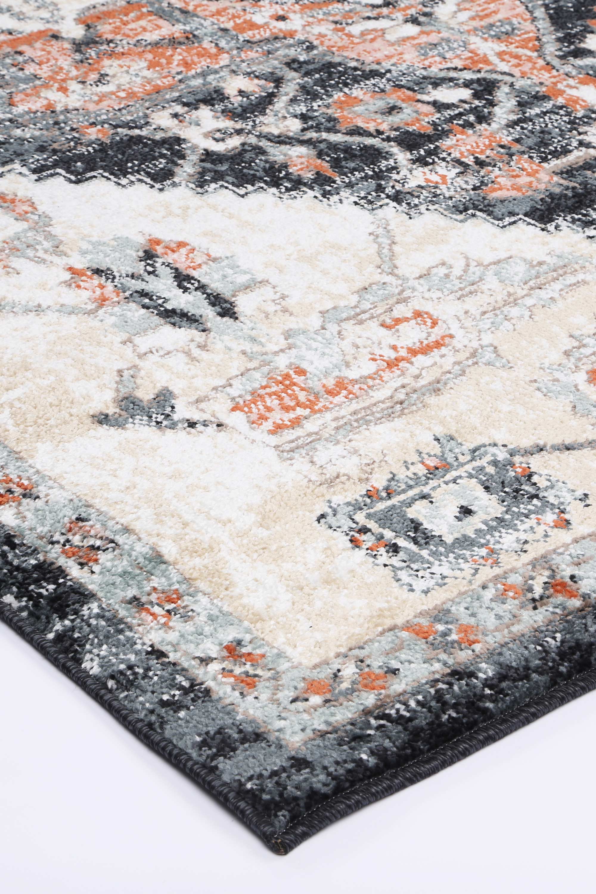 Hot Sale! Anatolia Traditional Cream and Black Area Rug for Home Decor