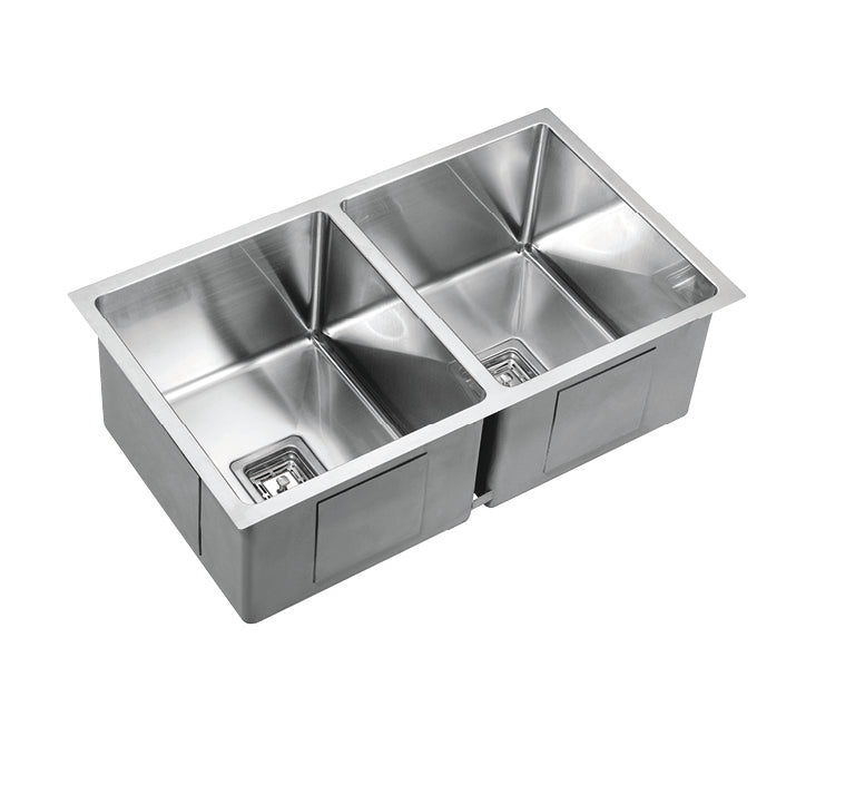 Hot Sale! POS 775×450×235mm Stainless Steel Kitchen Double Sink