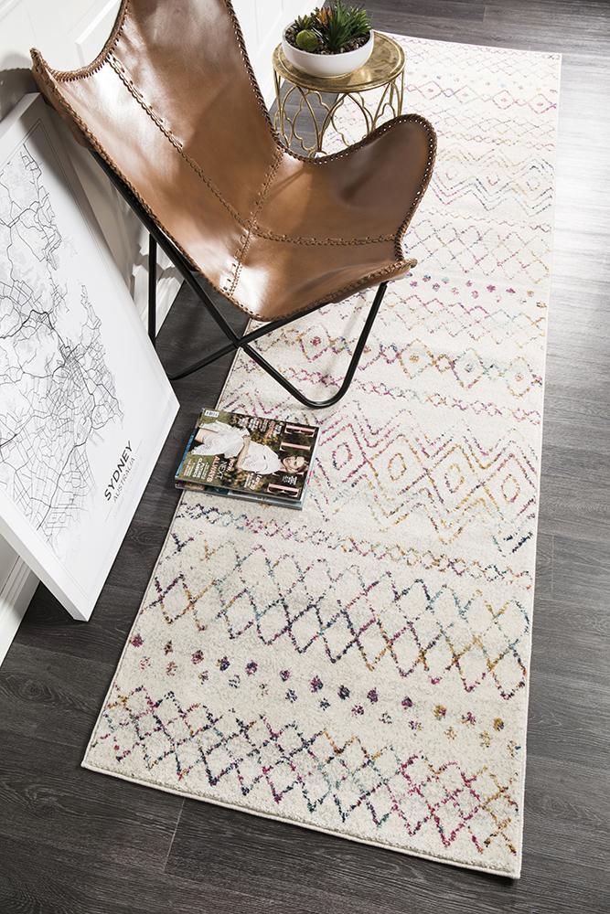 Oasis Nadia Rustic Tribal Multi - Color Runner Rug for Various Designs