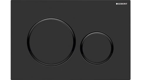 Geberit Sigma20 Flush Plate - Exclusive Matt Black Finish