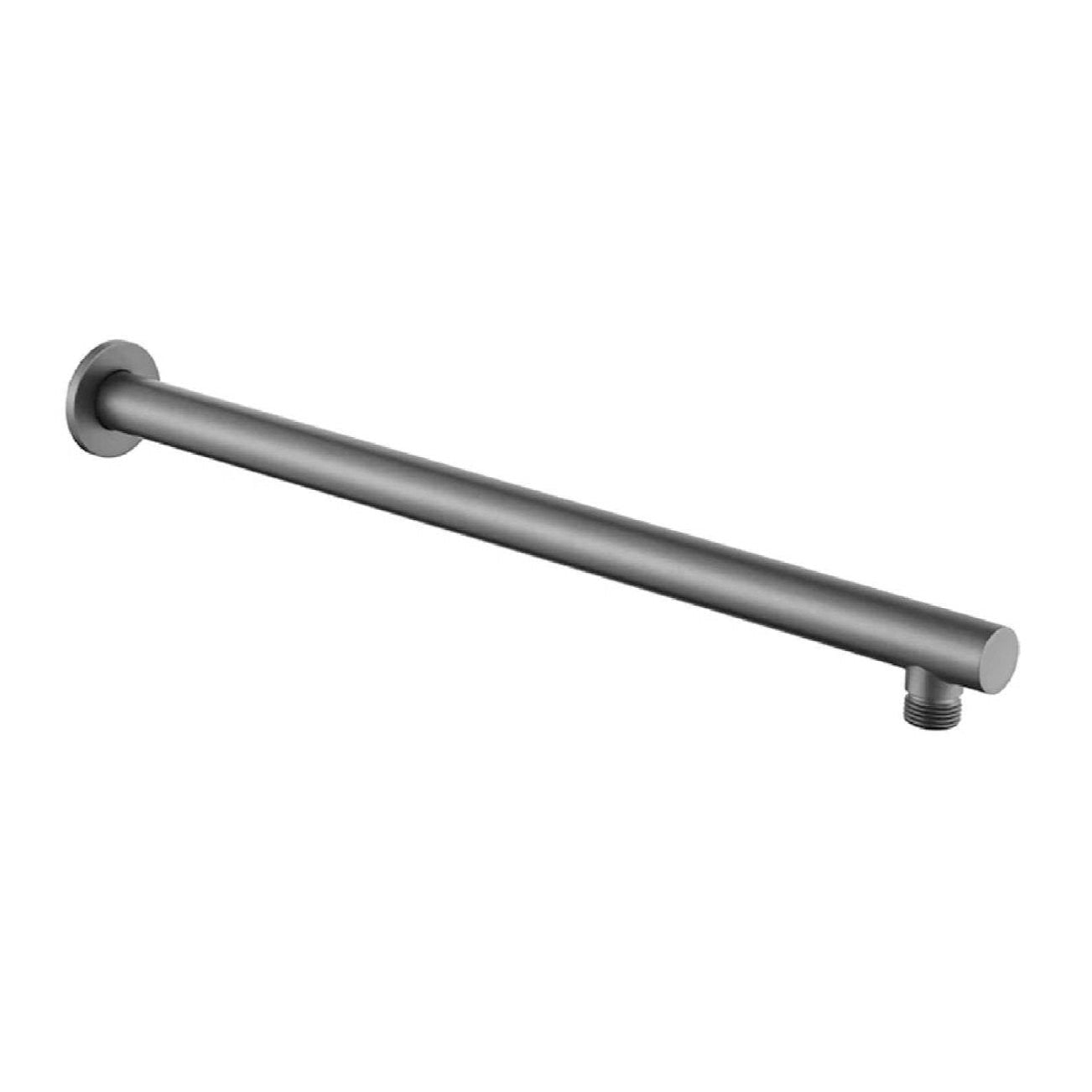450mm Brushed Gun Metal Straight Mica Wall Shower Arm - Durable & Refreshing