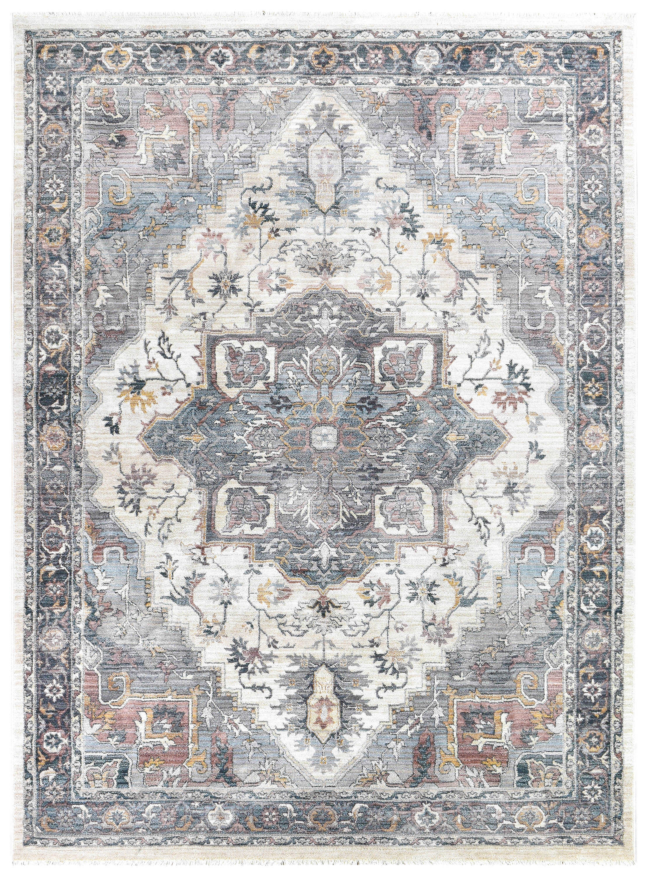 Luxurious Turkish Novara 0D412A Aurelia Rug in Soft Pink