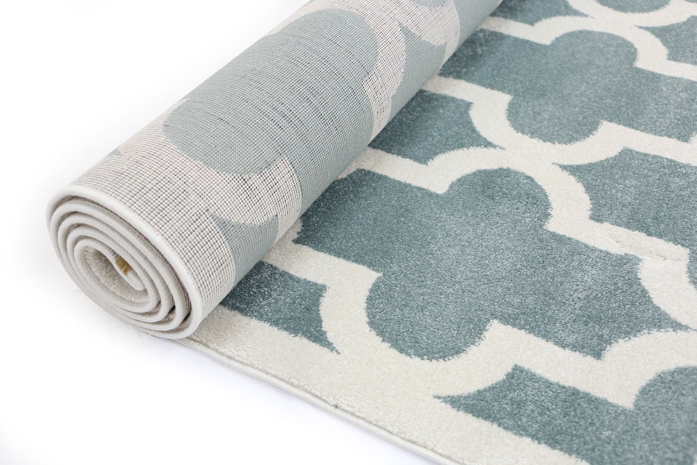 Piccolo Aqua White Rug for Kids - Spark Imagination!