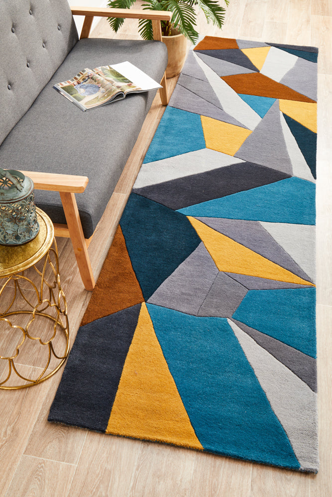 Hot Deal! Matrix 902 Pure Wool Safari Runner Rug