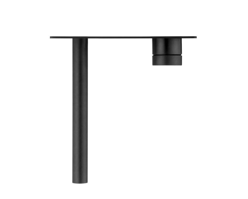 Stylish Black 1P Straight Spout Mica Wall - Spout Combo