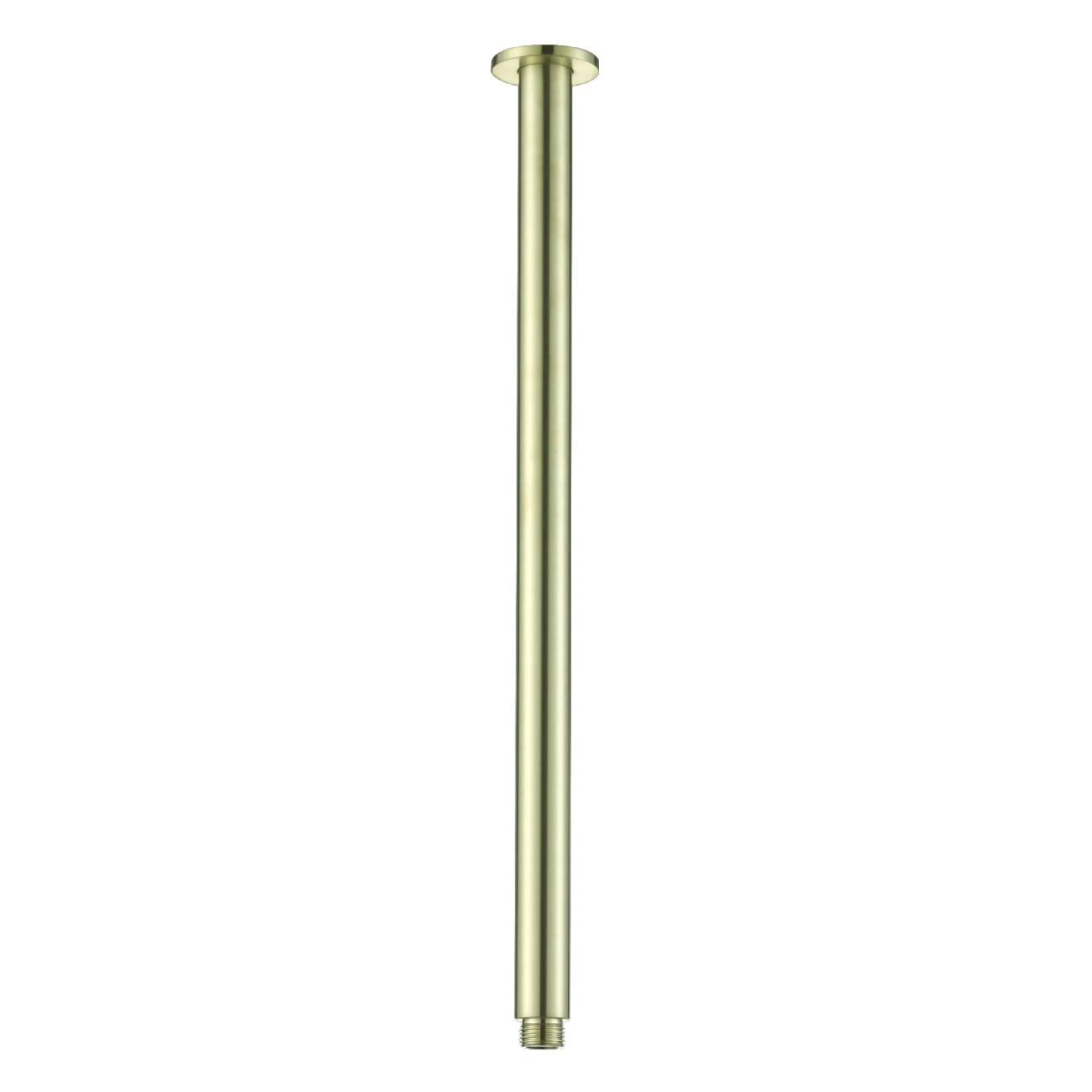 French Gold Mica Ceiling Arm - 300mm or 450mm for Optimal Shower Setup