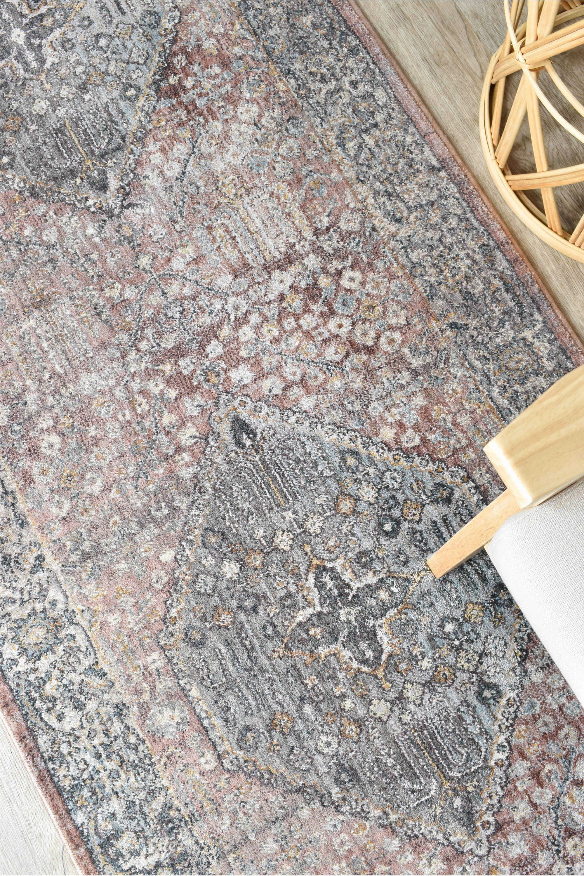 Exclusive Novara Legacy Rose Rug - Soft Pink, Ideal for Home Decor