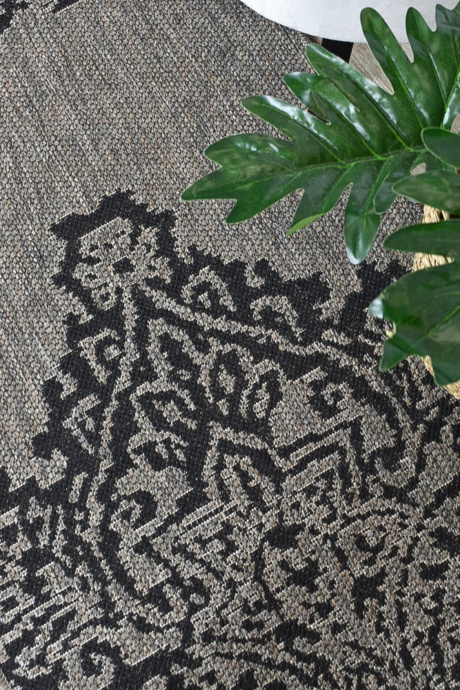 Affordable Alaska Runner Rug in Brown & Black